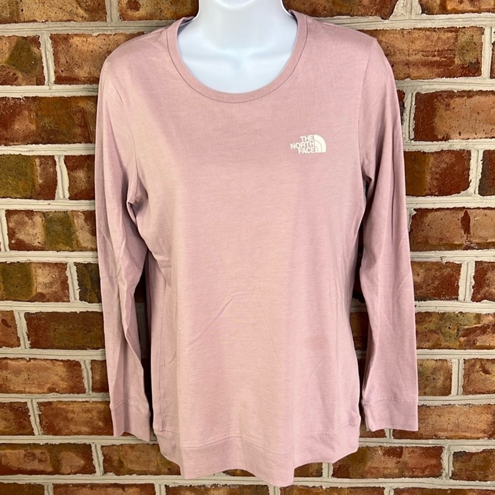 The North Face Pink Long Sleeve T-Shirt Passion For Slashin ski Size Medium